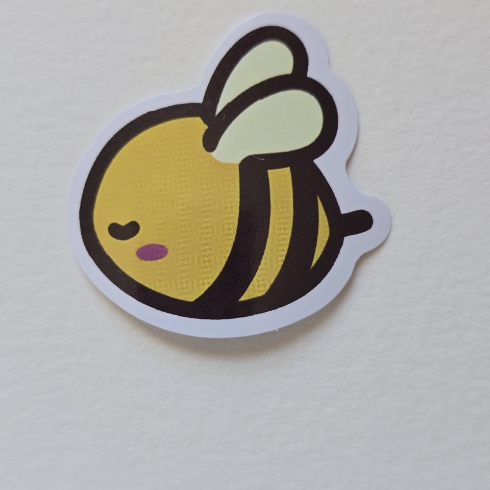 10/$10 Cute Sleeping Bee Sticker
